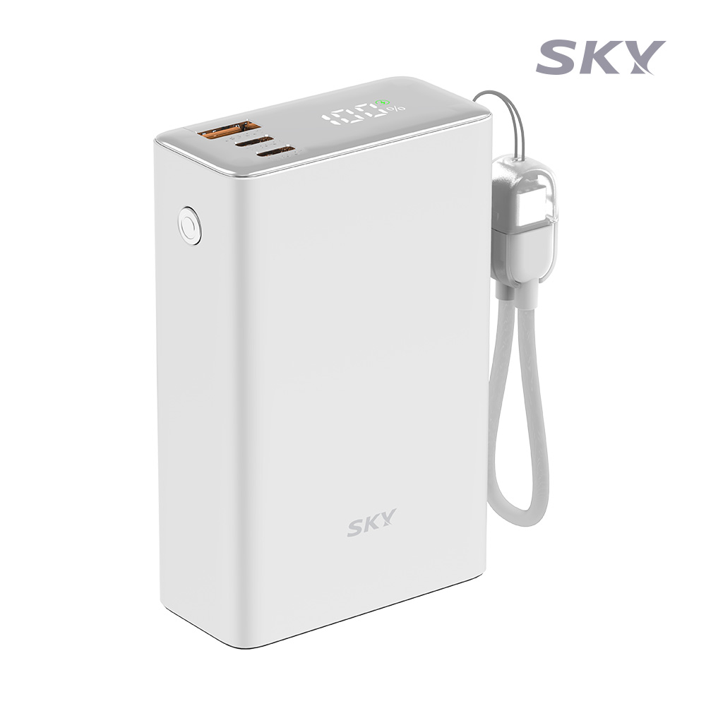 스카이 필 솔리드 반고체 세이프 20000mAh 22.5W 보조배터리 실버 - 상품 이미지