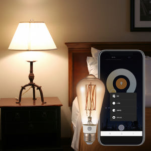 헤이홈 스마트 LED 필라멘트 전구 Zigbee E26 앰버 솔직 후기 | 실제 배치 사진 포함 - 상품 이미지 2