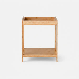 JAWAL 원목선반 대나무 41x32x49, 2단, WFR126B 530... 솔직 후기 | 실제 배치 사진 포함 - 상품 이미지 1