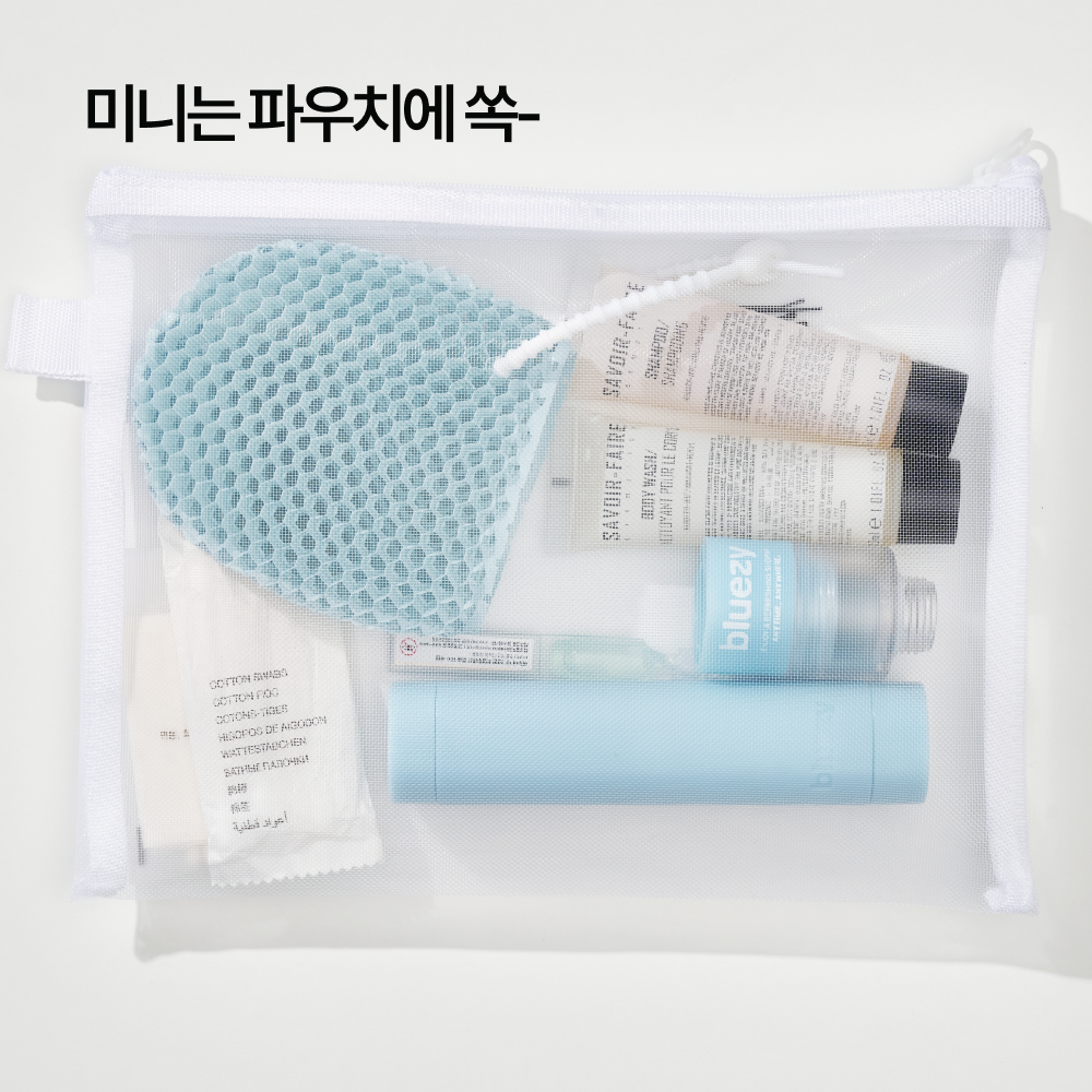 블루지 핸드 스크럽 빅&미니 샤워장갑 샤워글러브 샤워볼 때수건 때밀이 각질케어 휴대용 이미지 8