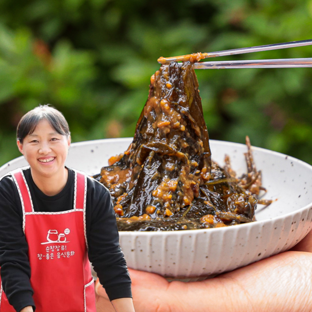 된장깻잎장아찌 국산 삭힌 깻잎 순창 가남전통 1kg, 1개 - 상품 이미지