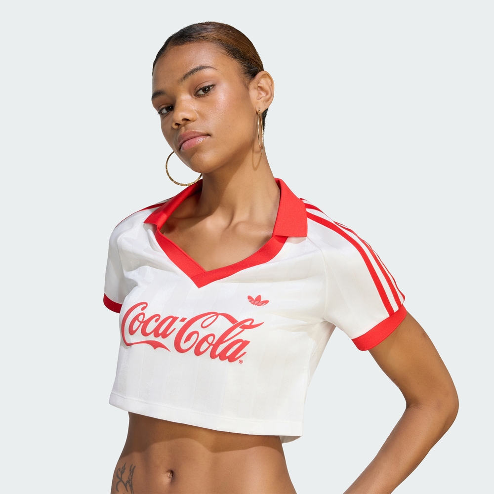 [아디다스 공식] ADIDAS X COCA-COLA 크롭 저지 KY7571 이미지 7