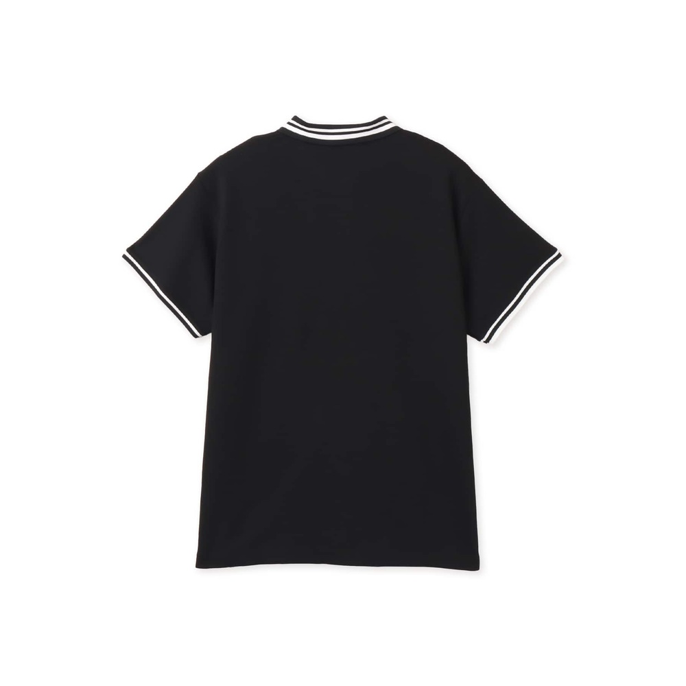 도쿄23 패널드 폴로티 남성 반팔티 스포츠 칼라티블랙 화이트 TOBSU-TS019-BLK - 상세 이미지 3