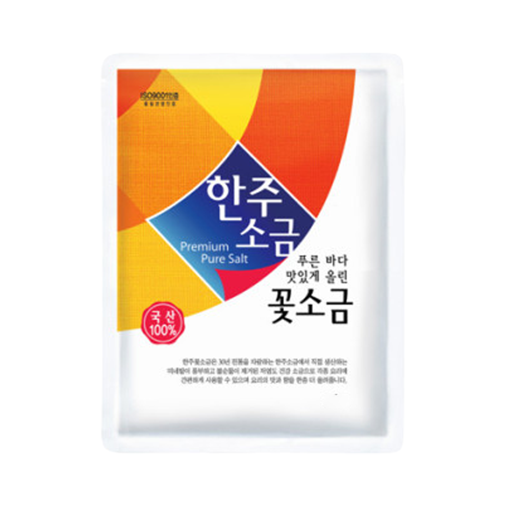 한주소금 3kg 국내산 꽃소금 - 상품 이미지