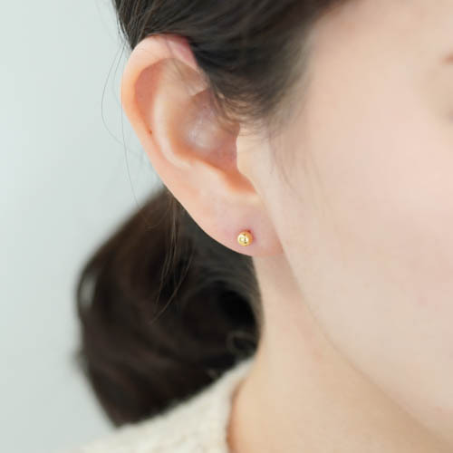 실버925 기본 은 볼 귀걸이 4,5,6,8,10mm - 상세 이미지 5