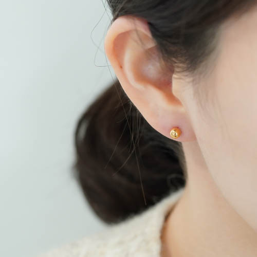 실버925 기본 은 볼 귀걸이 4,5,6,8,10mm 이미지 6