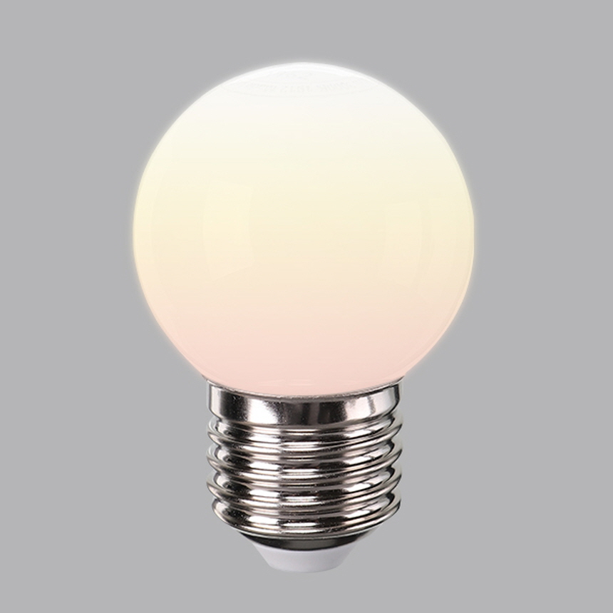 LED 칼라 인지구 G45 1.5W 유백 전구색 매장 카페 클래식 램프 일광전구 - 상세 이미지 2