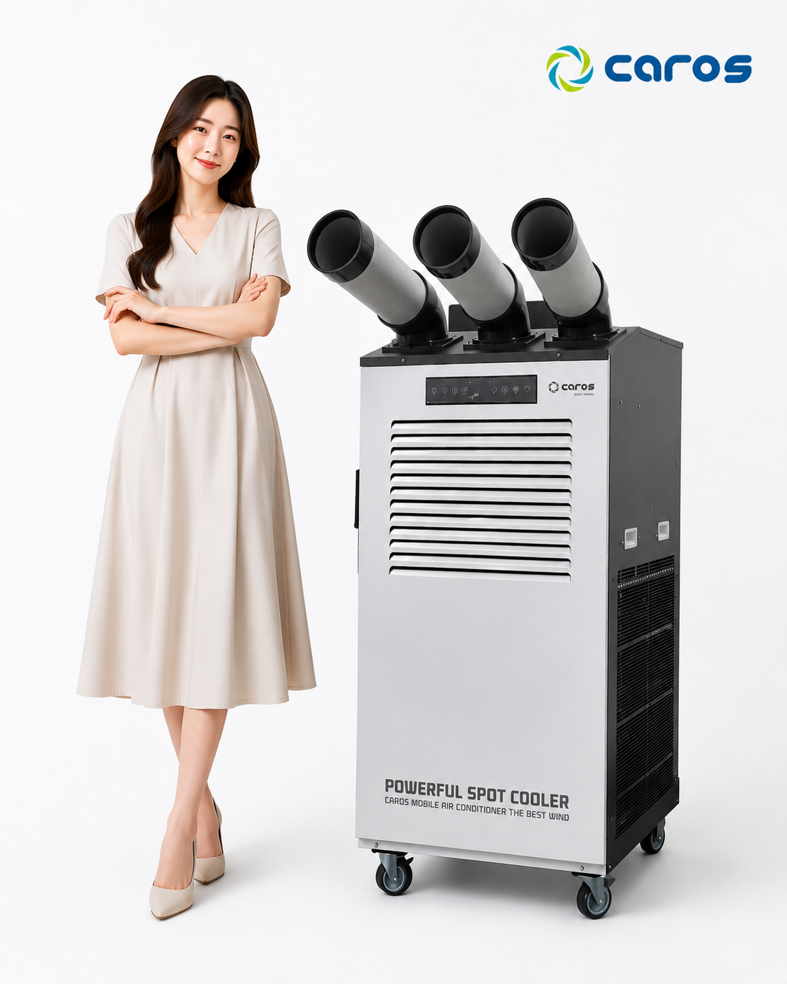 제철소 조선소 공장용에어컨 용접 주방 창고 3구 코끼리에어컨 - 상품 이미지