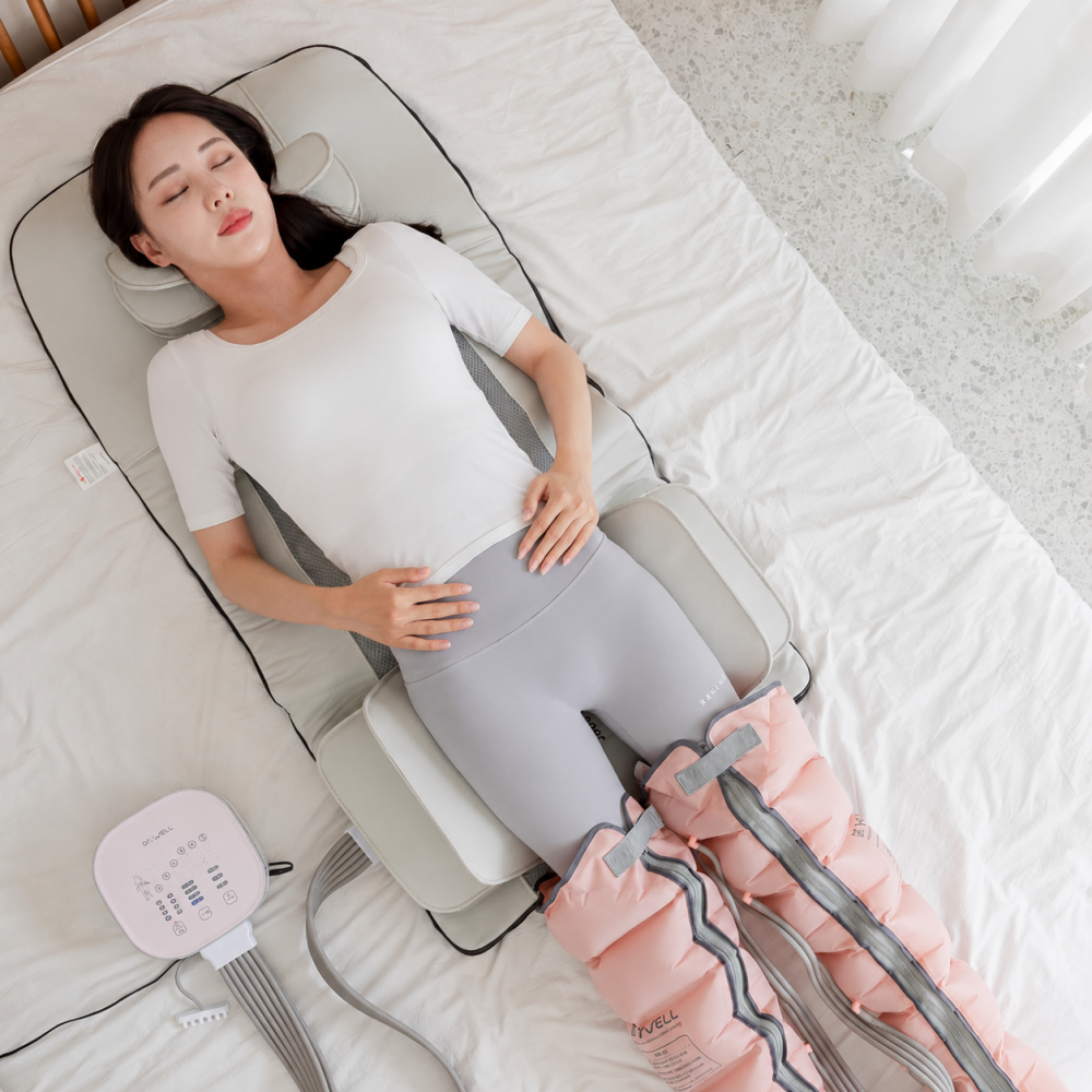 닥터웰 에어미 스트레칭 전신 안마세트 DR-5600 (본체+다리+매트) - 메인 이미지