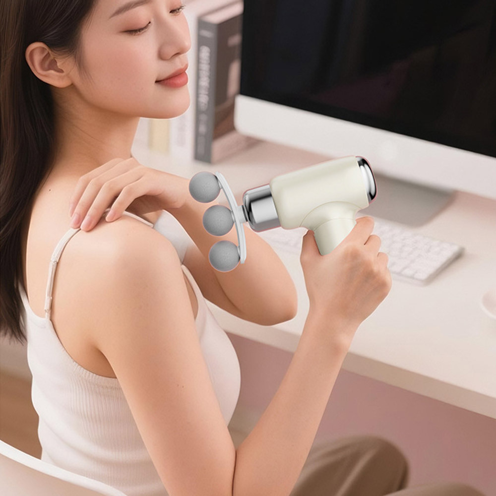 미니 마사지건 휴대용 근육 마사지 핸디 안마기 무선 초경량 저소음 머레이 이미지 7