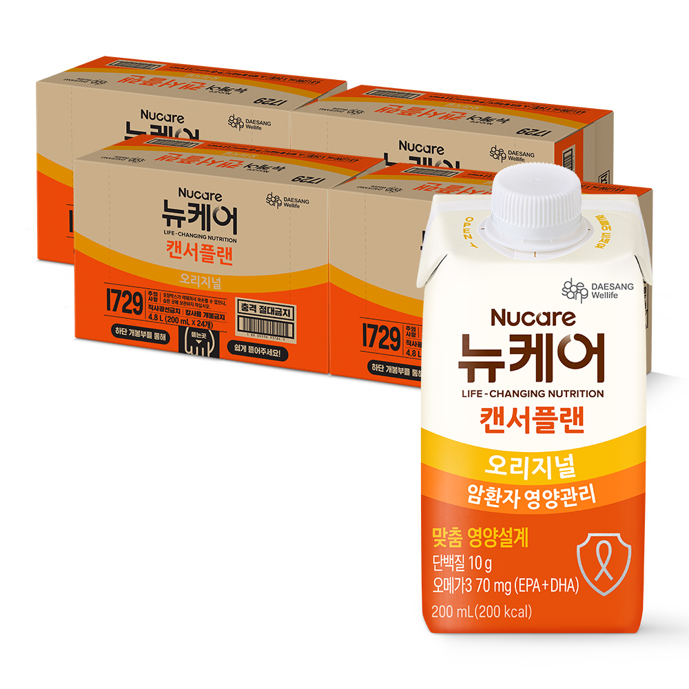 뉴케어 캔서플랜 암환자용 영양조제식품 암환자 영양식 200ml, 96개 - 상품 이미지