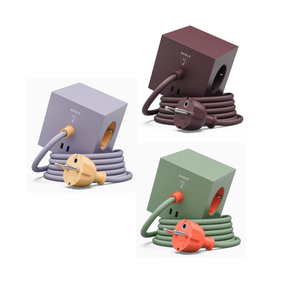 아볼트 Square 바우하우스 아카이브 USB-C 30W 큐브 고용량멀티탭 4000W - 상세 이미지 5