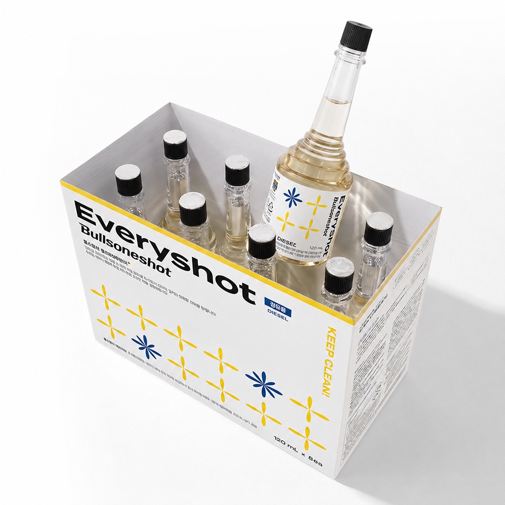 [불스원] 불스원샷 에브리샷 연료첨가제 120ml X 8개입 경유 - 상품 이미지