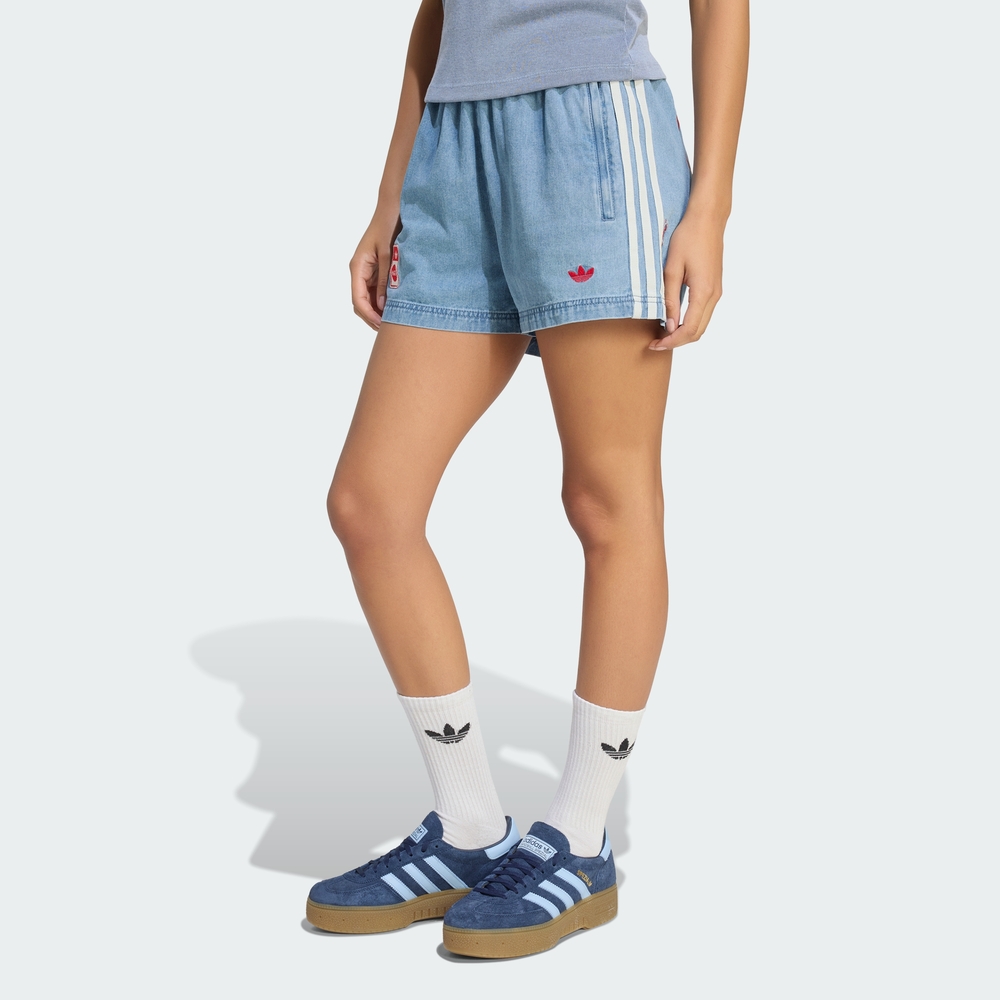 [아디다스 공식] ADIDAS X COCA-COLA 데님 쇼츠 KY7564 - 상품 이미지