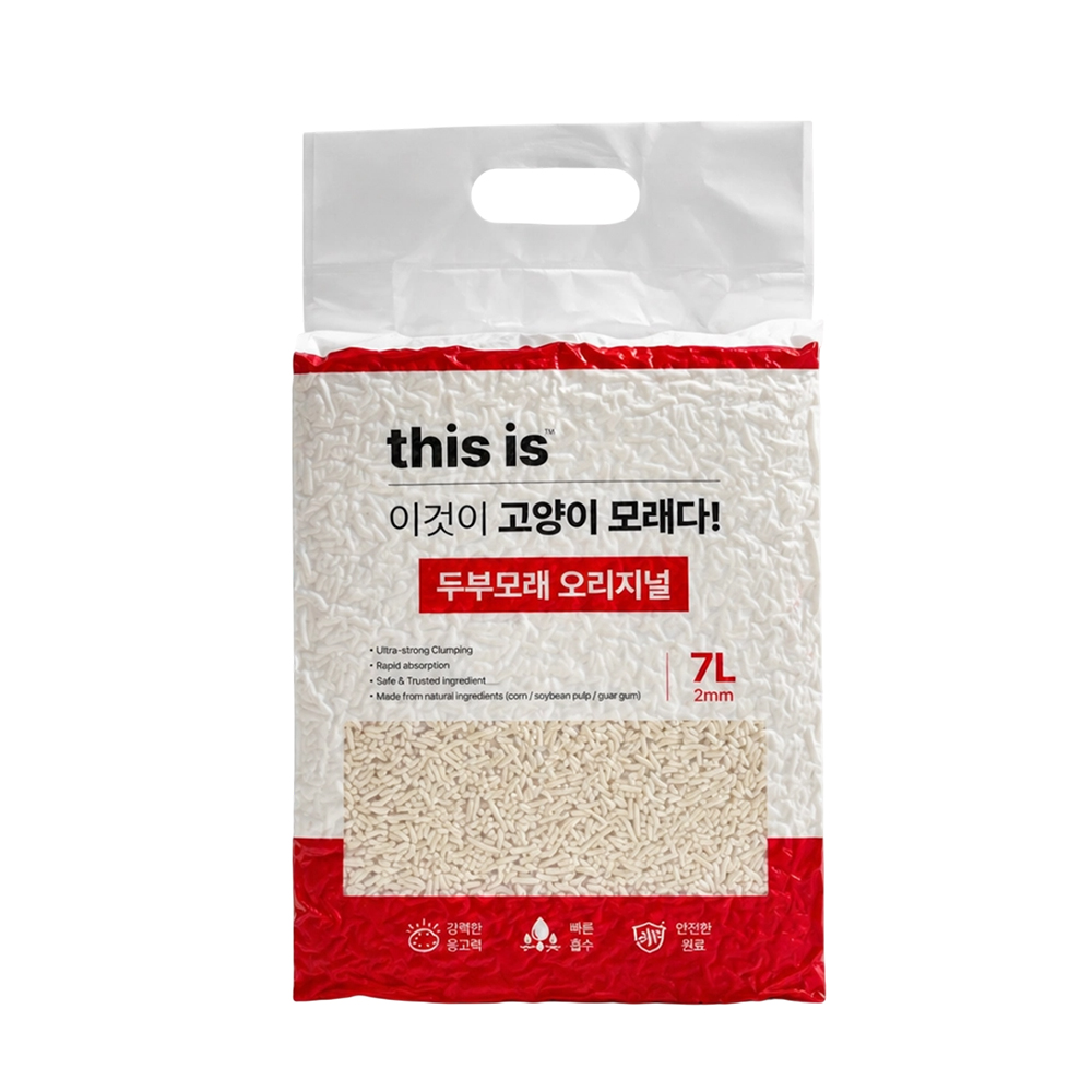 디스이즈 두부모래 오리지널, 7L, 1개 - 상품 이미지