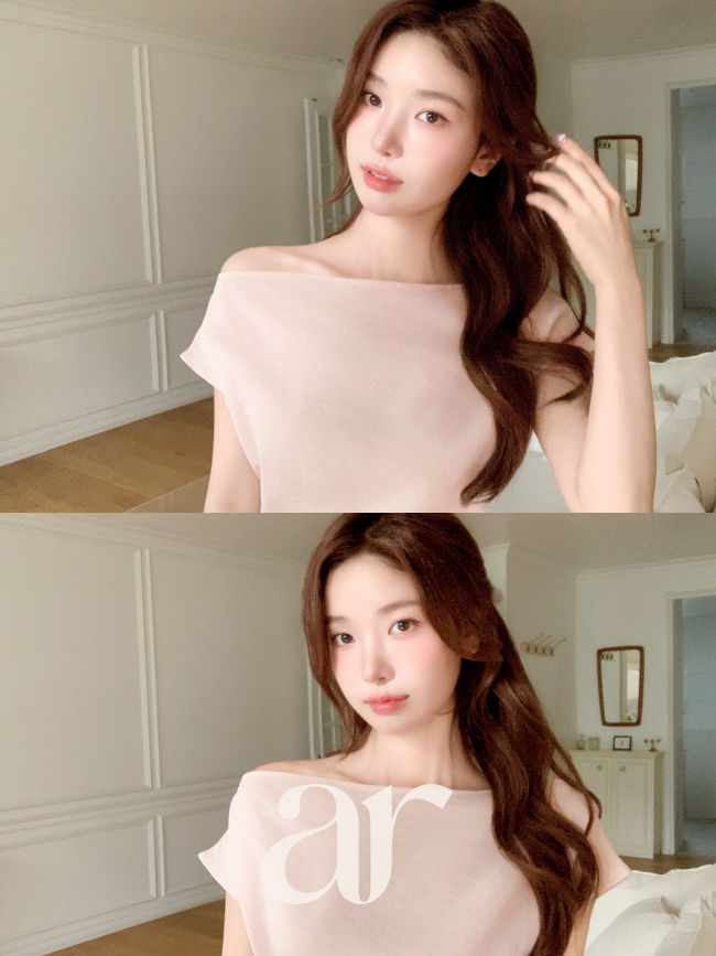 린넨 언발 셔링 블라우스 bs8775 - 상세 이미지 5