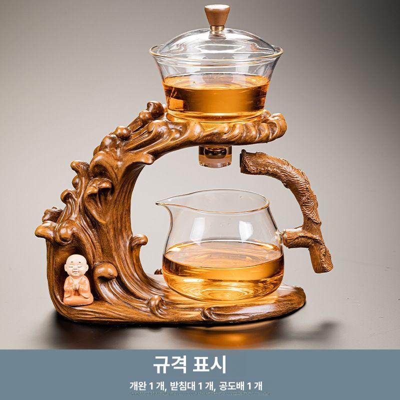유리 자동 차세트 찻잔 세트 티메이커 다기 찻주전자 가정용 기본 규격 없음 이미지 6