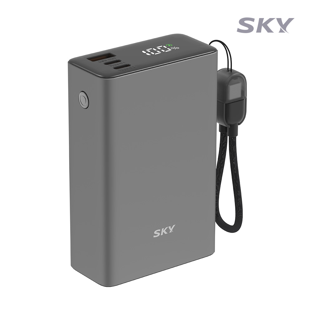 스카이 필 솔리드 반고체 세이프 20000mAh 22.5W 보조배터리 그레이 - 상품 이미지