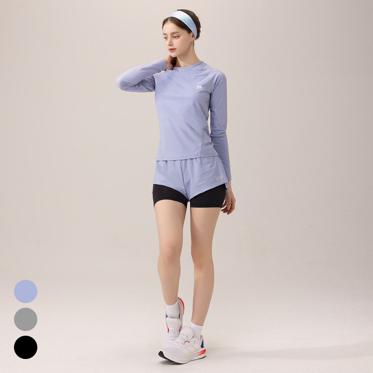 1+1 에버라스트 여성 러닝 쇼츠 3부 바렝스 러닝복 반바지 - 상세 이미지 5