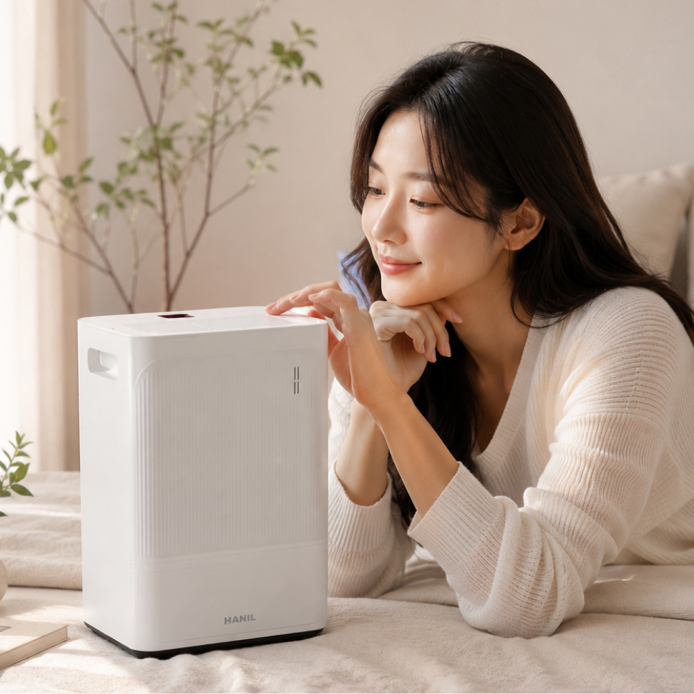 한일전기 미니 소형 제습기 원룸 화장실 욕실 가정용 저소음 드레스룸 옷장 스마트 제습기 이미지 8