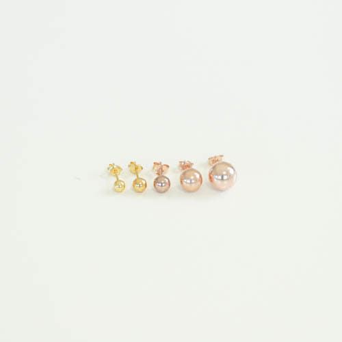 실버925 기본 은 볼 귀걸이 4,5,6,8,10mm - 상세 이미지 4