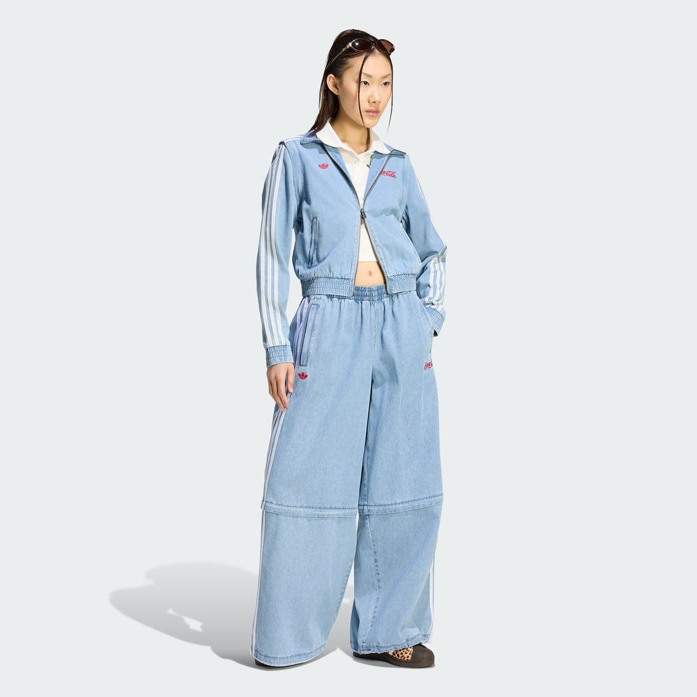 [아디다스 공식] ADIDAS X COCA-COLA 아딜레늄 파이어버드 데님 트랙 팬츠 KY7557 - 상세 이미지 4