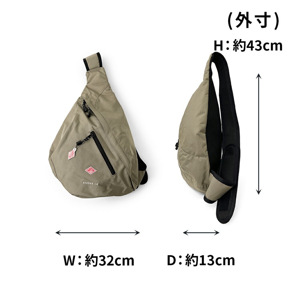 단톤 코듀라 원숄더백 데일리 여행용 캔버스 남녀공용 경량 RHONE14 이미지 8