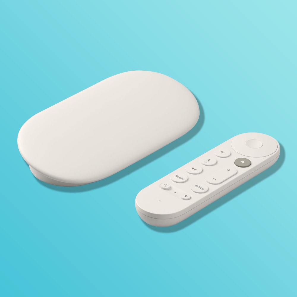 구글 크롬캐스트 5세대 스트리머 4K Google Chromecast 스마트 TV 4k화질 화이트 포세린