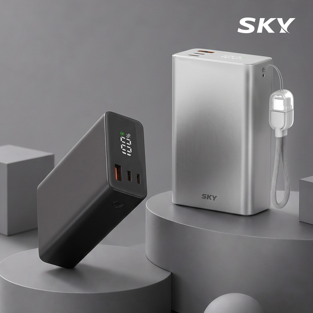 스카이 필 솔리드 반고체 세이프 20000mAh 22.5W 보조배터리 실버 - 상세 이미지 2