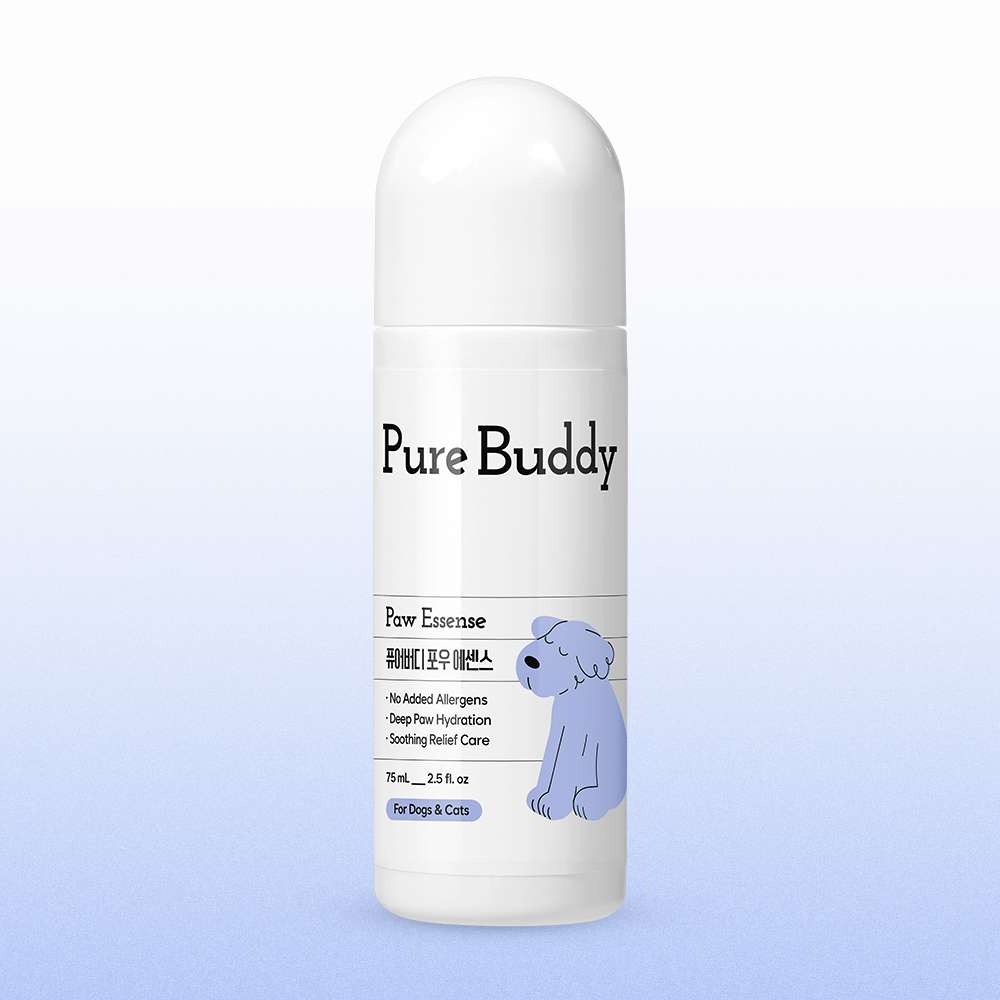 [고양이의 날] 퓨어버디 강아지 고양이 발바닥 보습제 발밤 포우에센스 75ml, 1개 - 상품 이미지