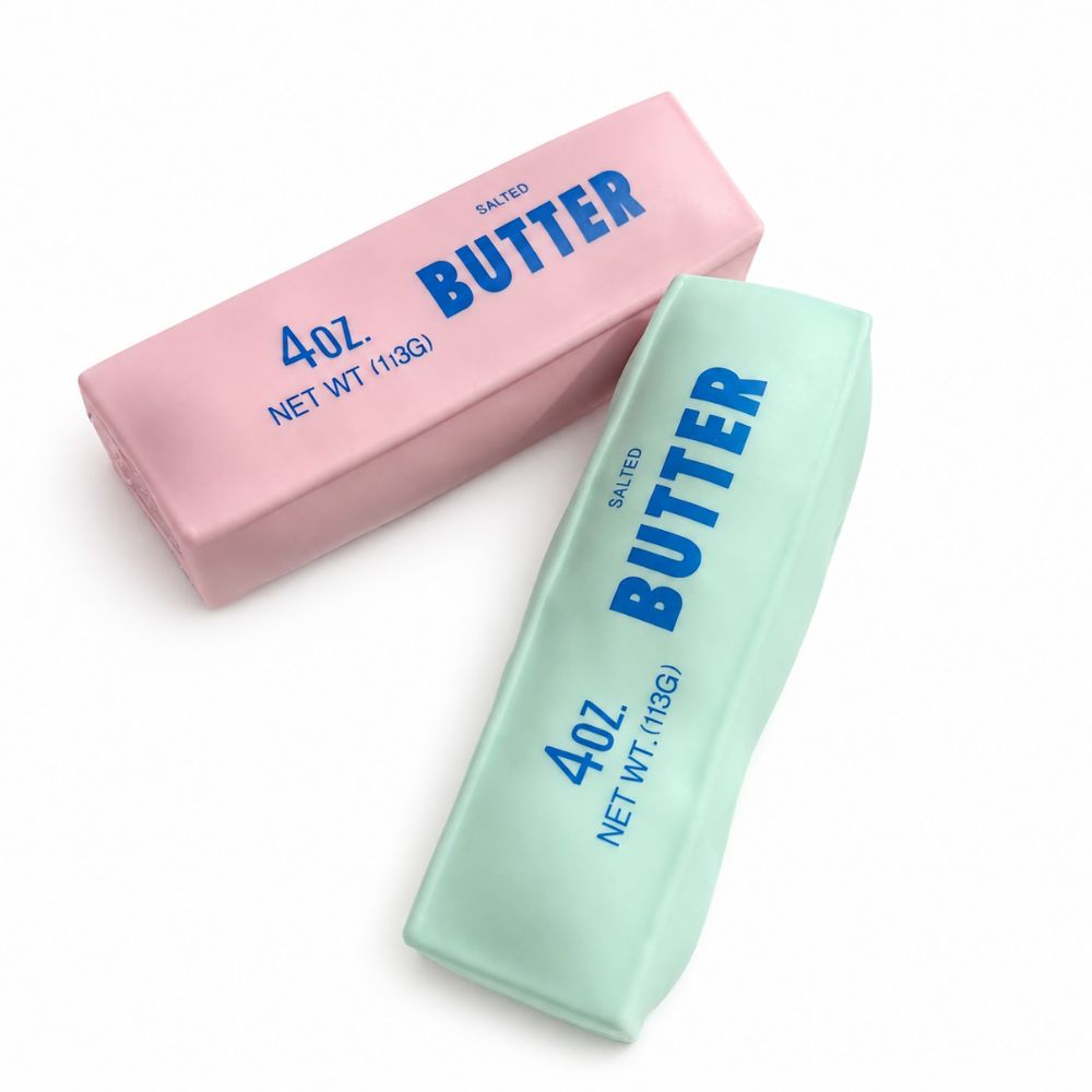빌리네집 버터 막대 + 말랑이 커버 버터바 크런치 슬랑이 슬라임 말랑이 스퀴시 - 상세 이미지 4
