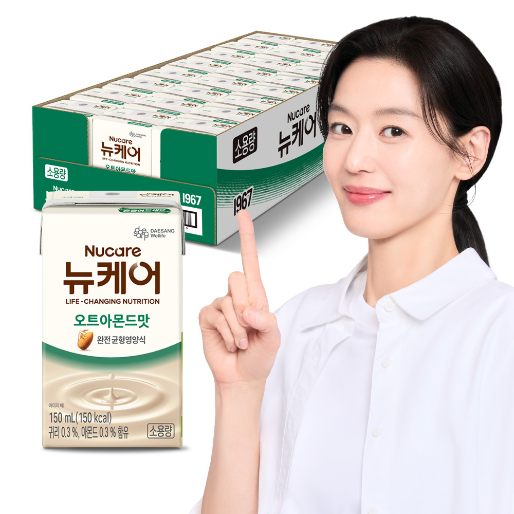 뉴케어 오트아몬드맛 소용량 완전균형영양식 식사대용 오트아몬드, 150ml, 24개 - 상품 이미지