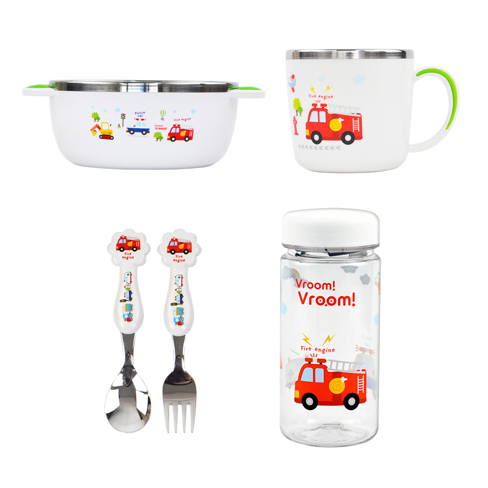 키친유 캐릭터 유아식기 세트 아기 이유식 국내산 자기주도 식기 선물 답례품 유치원 준비물 - 상세 이미지 5
