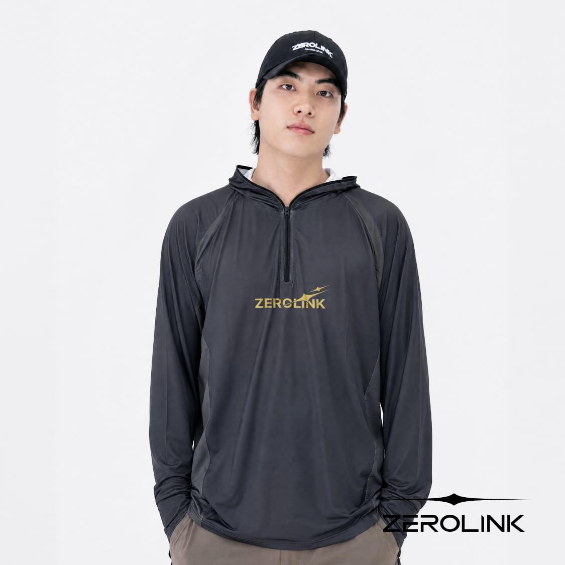 제로링크 지퍼 쿨링 후디 낚시복 상의 여름 쿨 후드