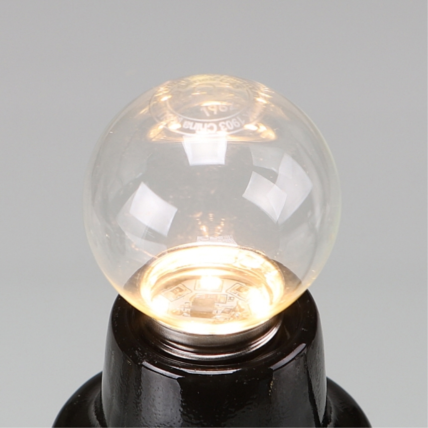 LED 칼라 인지구 G45 1.5W 투명 전구색 매장 카페 클래식 램프 일광전구 - 상세 이미지 3