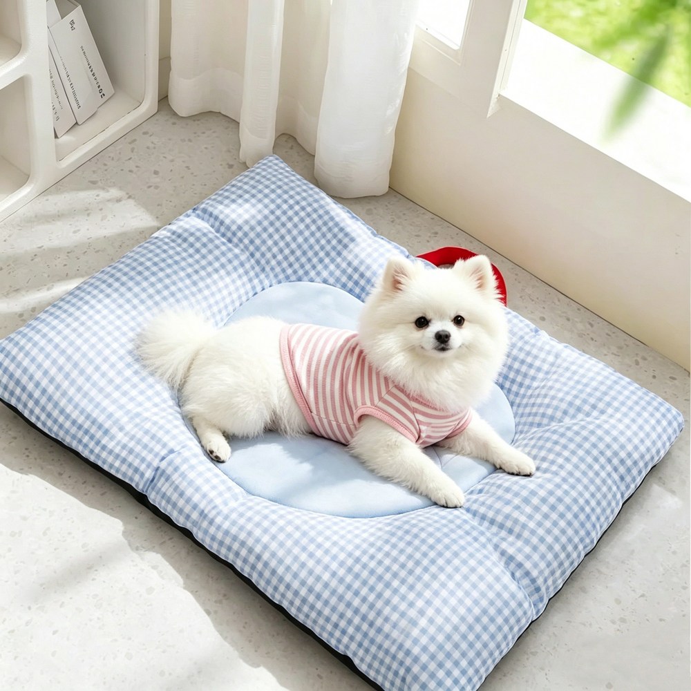 애견쿨링방석 반려견 여름필수 쿨매트 고양이 휴대용 - 상품 이미지