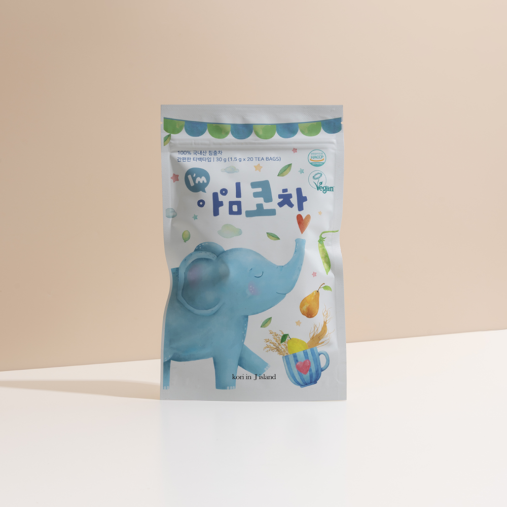코리인제이아일랜드 아임코차 작두콩차 배도라지 모과 아기물 환절기 티백 국산 2봉 - 상세 이미지 2