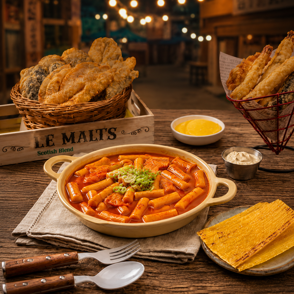 참도깨비 부산 감천마을 떡볶이 412g 밀떡 소스 쫀드기2장 포함 - 상세 이미지 2