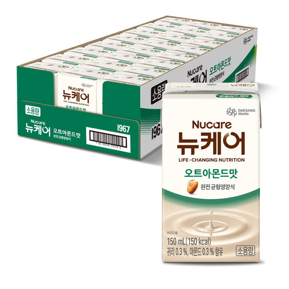 뉴케어 오트아몬드맛 소용량 완전균형영양식 식사대용 오트아몬드, 150ml, 24개 - 상세 이미지 3
