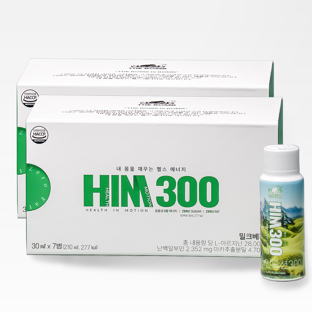 HIM300 아르기닌 4000 올인원 스포츠부스터 무설탕 무카페인 무지방 14개입, 1개 - 상세 이미지 2
