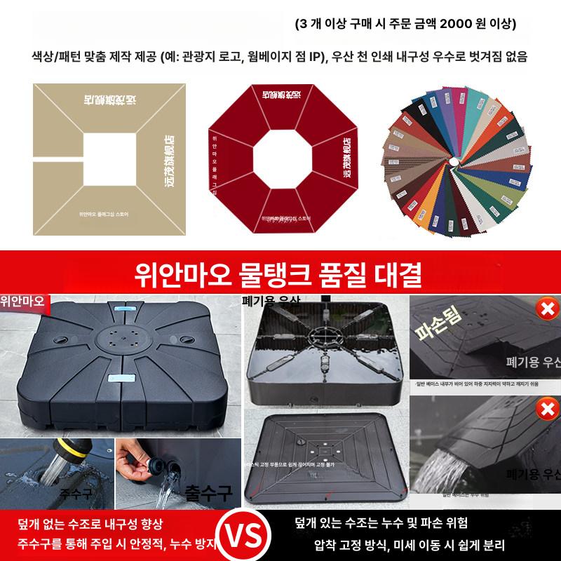 태양광 차광막 야외 정원 테라스 로마형 그늘막 썬쉐이드 햇빛가리개 원마오 8 A LED 3m 150kg - 상세 이미지 4