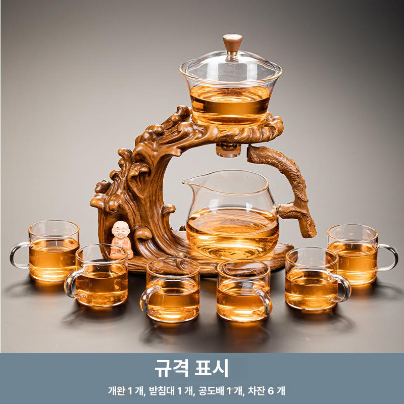 유리 자동 차세트 찻잔 세트 티메이커 다기 찻주전자 가정용 기본 규격 없음 이미지 7