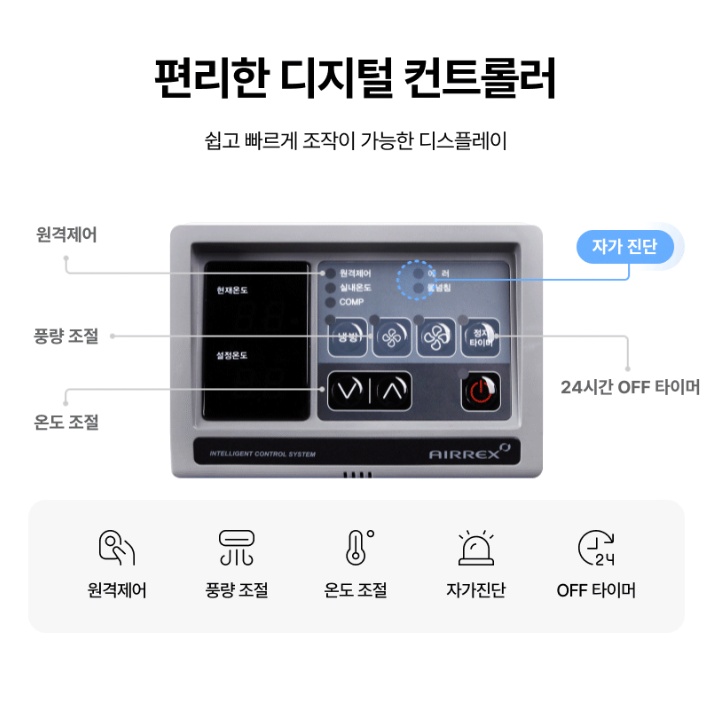 정부지원사업용 이동식에어컨 2구코끼리에어컨 현장용 공장용 냉방기 - 상세 이미지 5