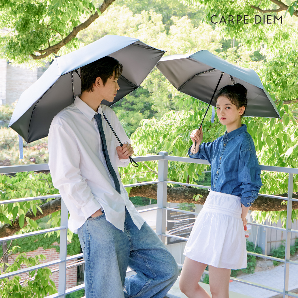 카르페디엠 초경량 UV차단 암막 3단 양우산 여름 데일리 선물 - 상품 이미지