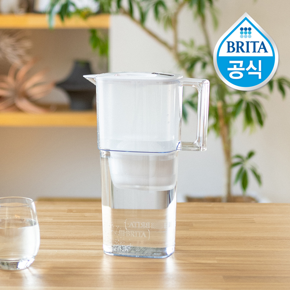 브리타 정수기 리켈리 2.2L 화이트+기본필터 1입