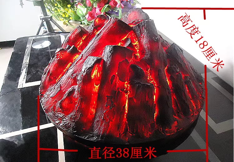 장작 무드등 불멍 LED 모형 캠핑 모닥불 조명 감성 A형 디자인 - 상세 이미지 4