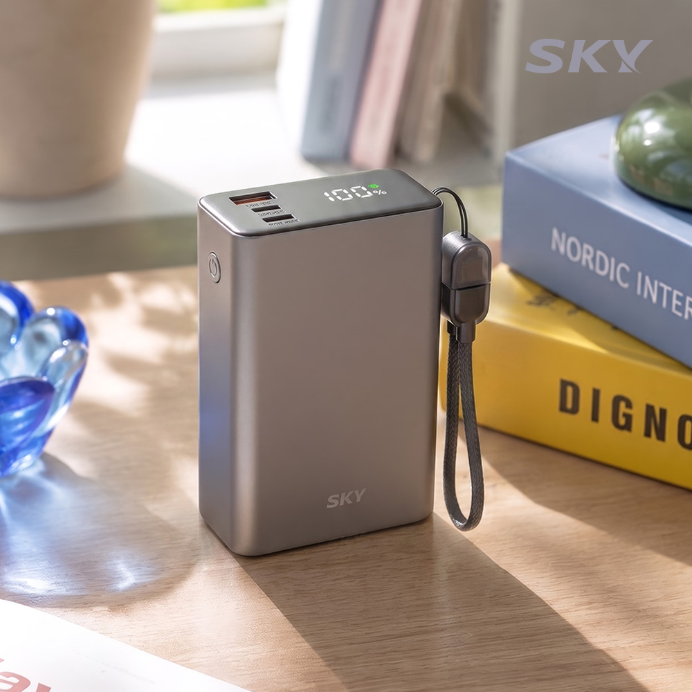 스카이 필 솔리드 반고체 세이프 20000mAh 22.5W 보조배터리 실버 - 상세 이미지 3