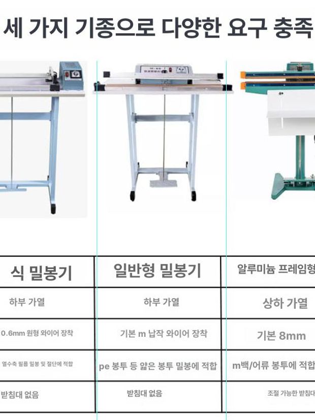 업소용 진공 밀봉기 발판식 비닐봉투 포장 씰링 접착 압축 필름 기계 - 상세 이미지 3