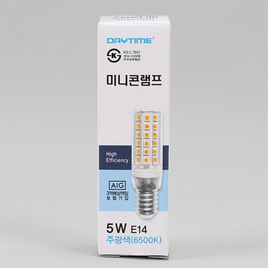 LED 콘램프 전구 5W E14 주광색 미니 옥수수 꼬마 램프 데이타임 이미지 6