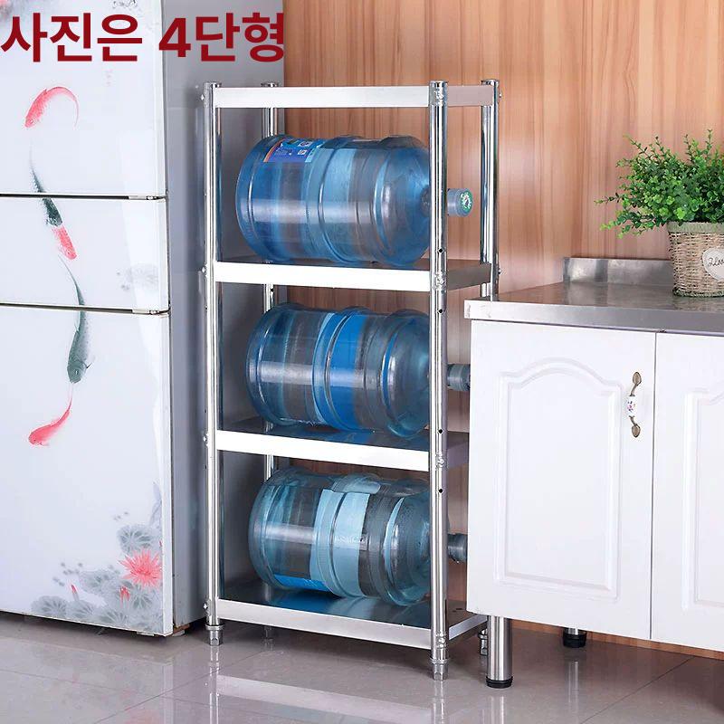 주방용 스텐 선반 업소용 벽부착 틈새보관 이동식 정리대 식당 물품 수납용기 - 상세 이미지 4